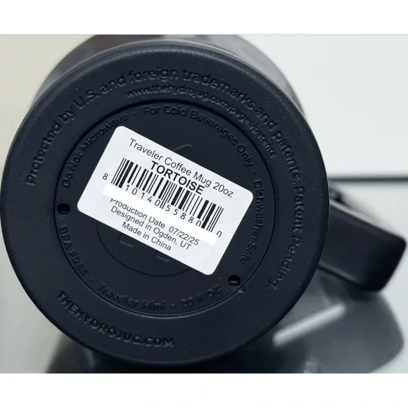 HYDROJUG‎ 20oz Traveler Coffee Mug, TORTOISE - Picture 5 of 5